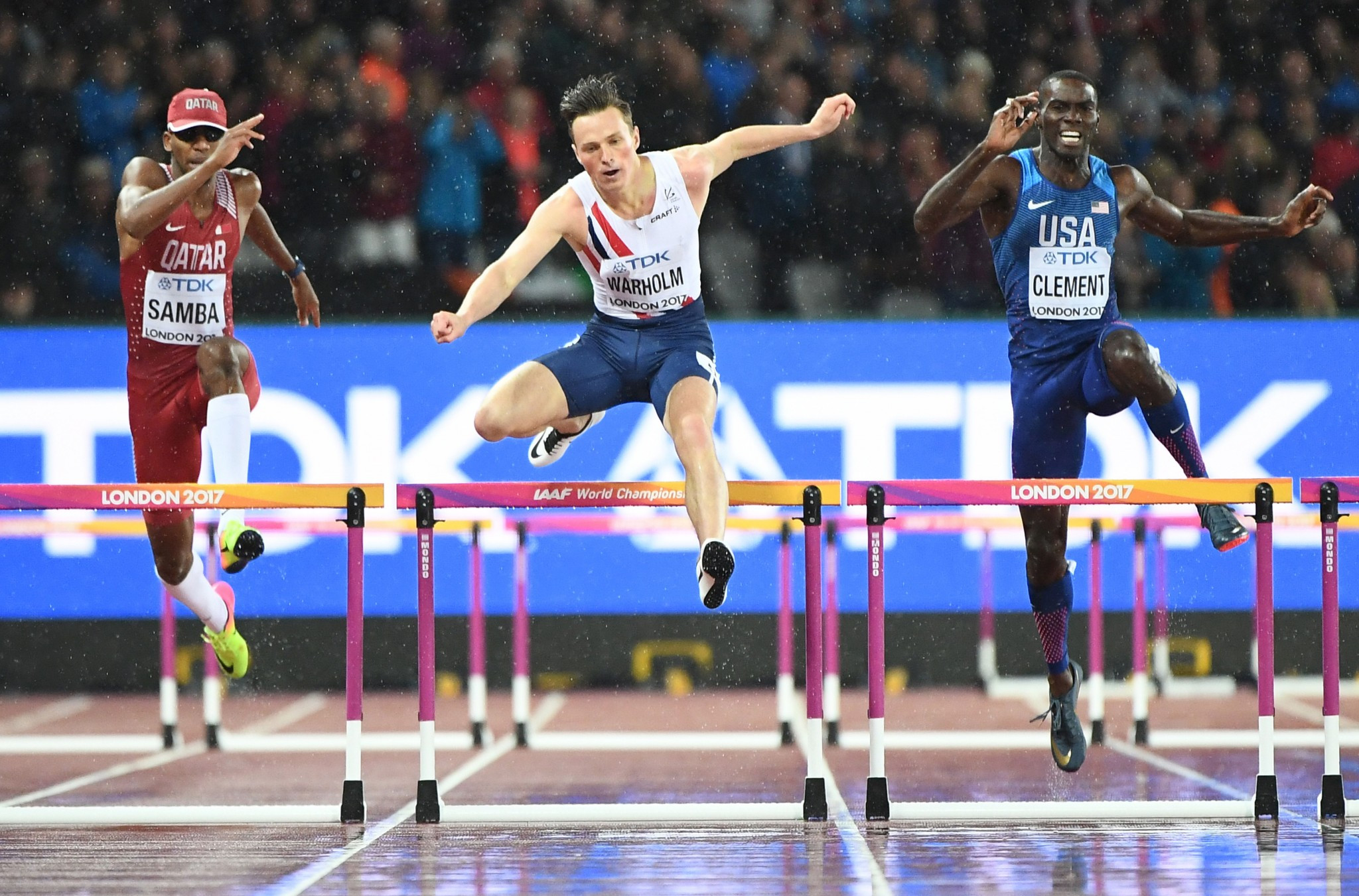 Karsten Warholm stunned the rest of the field to win the 400m hurdles title ©Getty Images