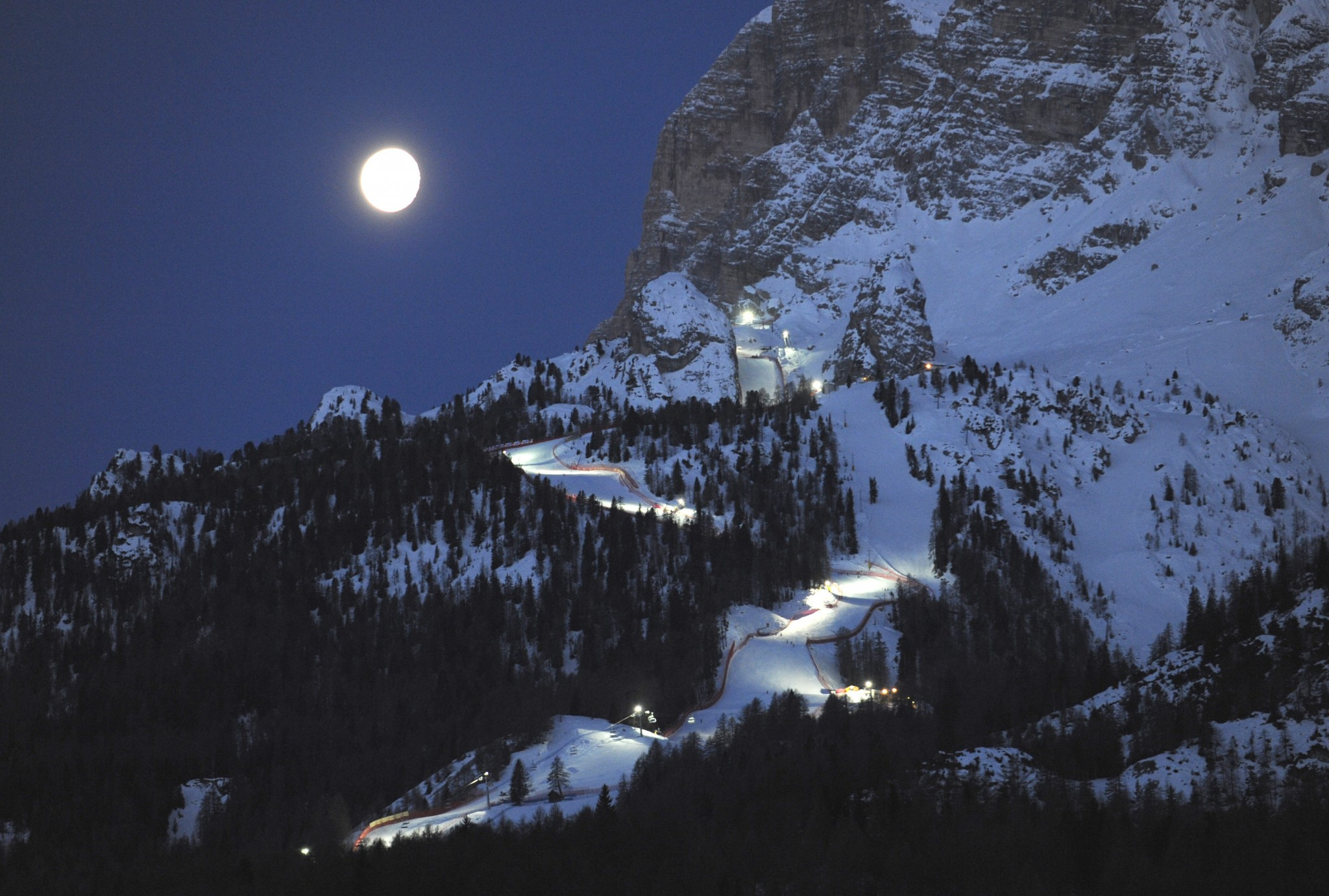 Construction work has officially begun on the technical "Vertigine" course at the site of the 2021 FIS Alpine World Ski Championships in Italian town Cortina d’Ampezzo ©Getty Images