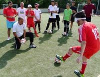 The project has seen up to 40 countries in Europe develop some form of blind football programme ©IBSA