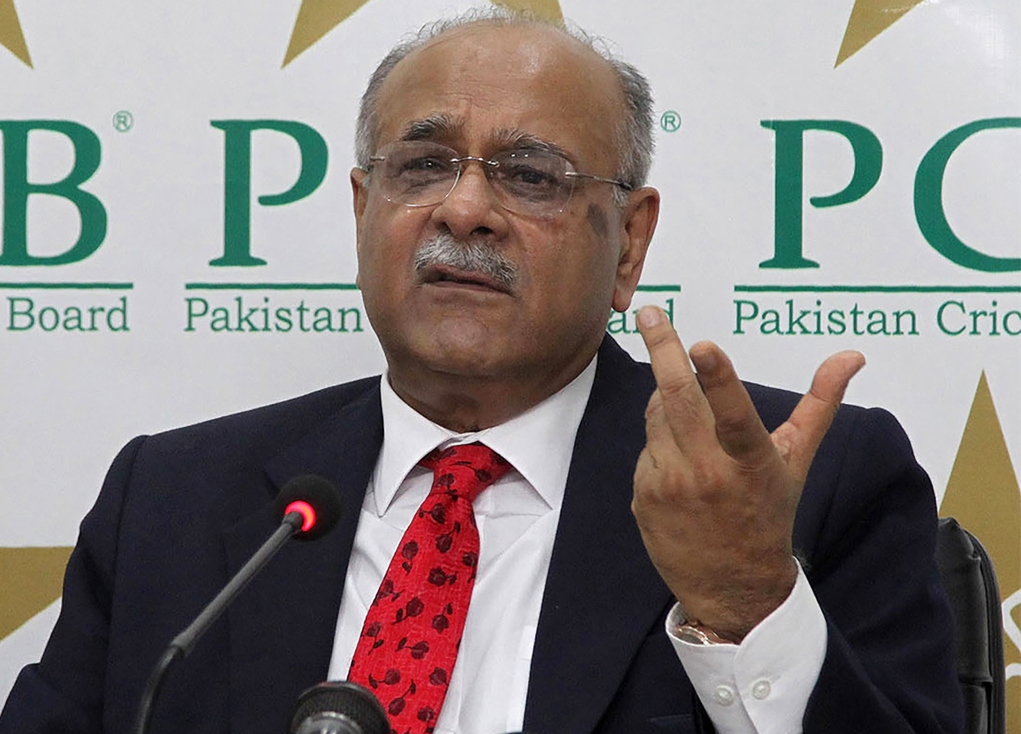 Najam Sethi said he hopes international matches will be played in Pakistan again soon ©Getty Images