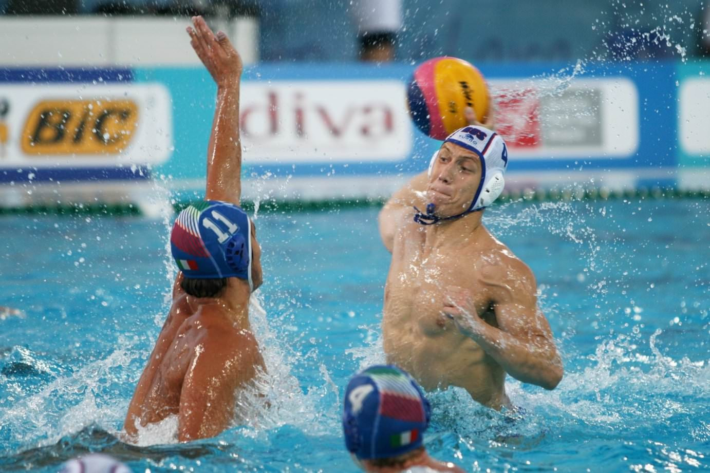 Italy beat Russia today to set up a World Men's Junior Water Polo Championships quarter-final against hosts Serbia ©Russell McKinnon/FINA