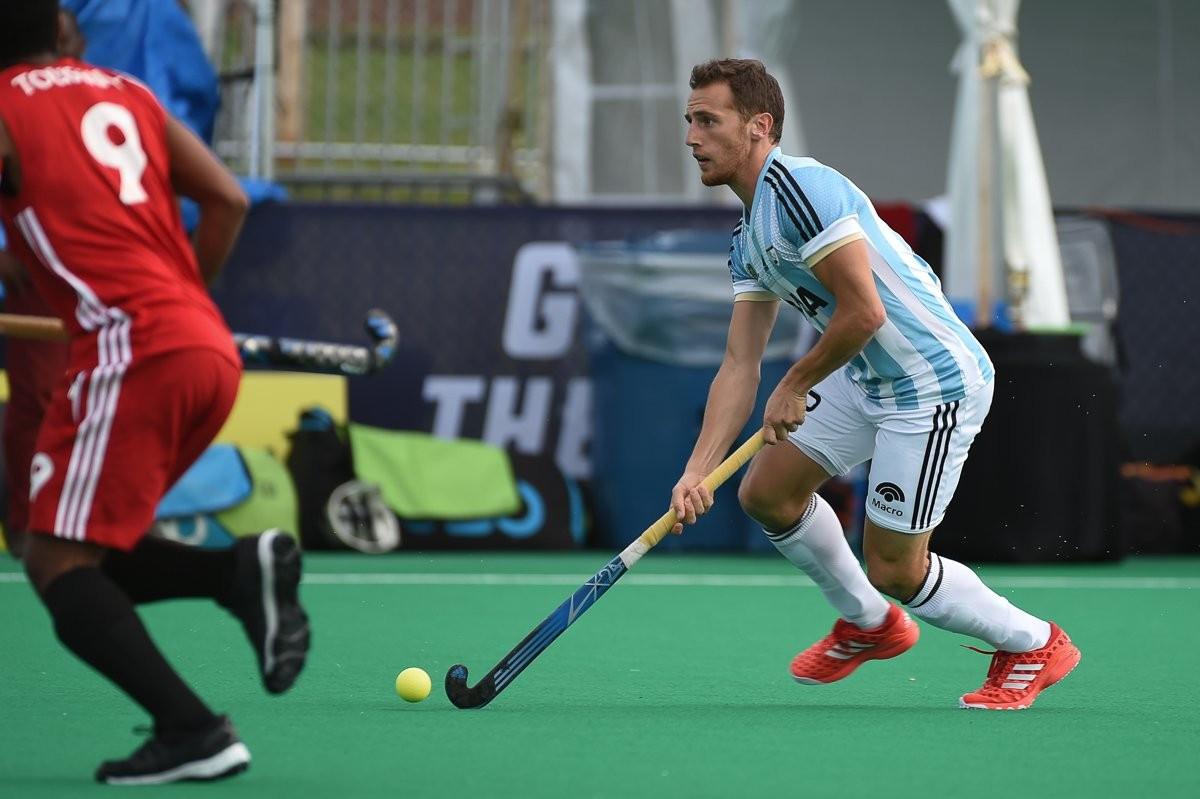 Argentina beat Trinidad and Tobago 8-1 in their semi-final ©PAHF/Twitter