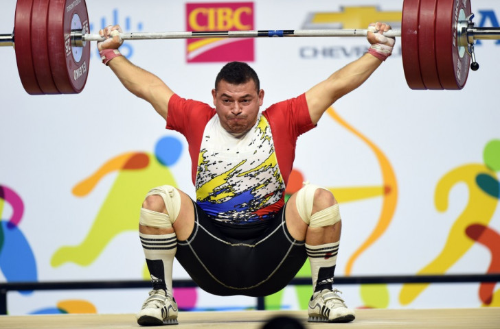 Jesus Gonzalez Barrios is set to be stripped of his under 105kg weightlifting gold medal ©Getty Images