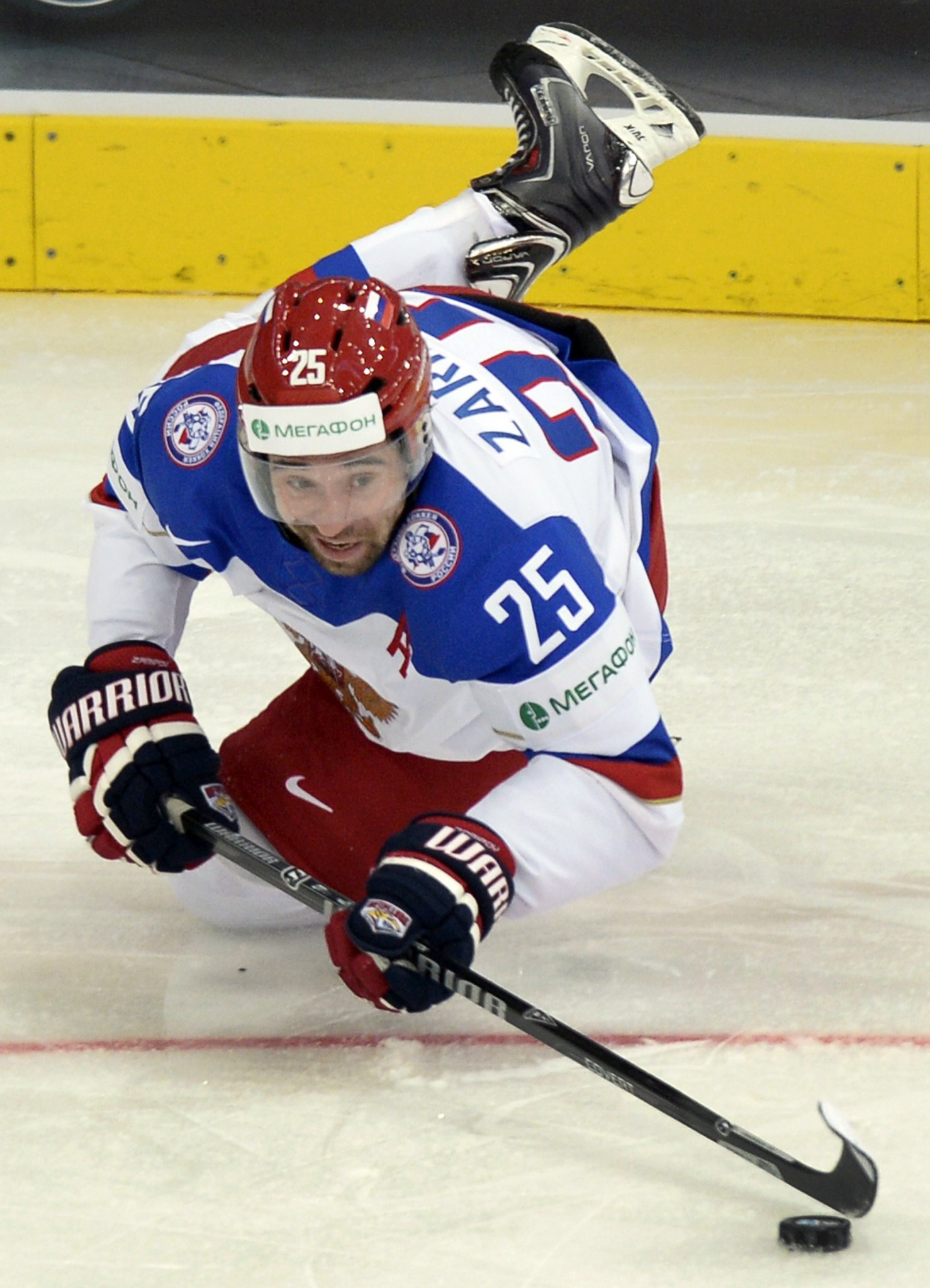Danis Zaripov was given a two-year drugs ban by the IIHF last month ©Getty Images