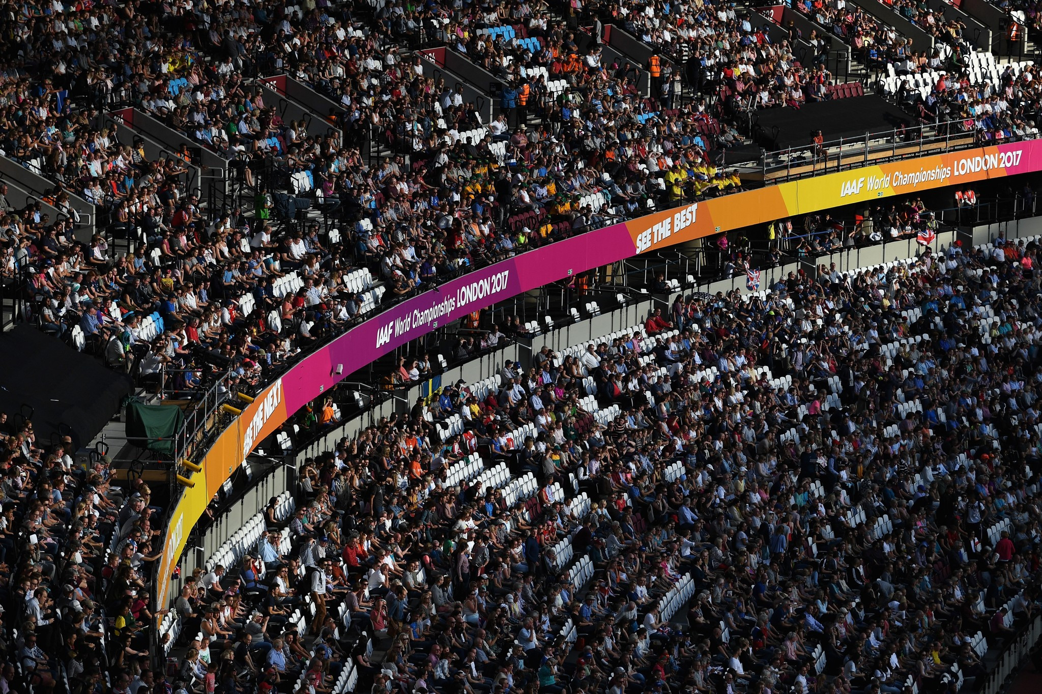 Every day of competition has been watched by a huge crowd inside the Olympic Stadium ©Getty Images