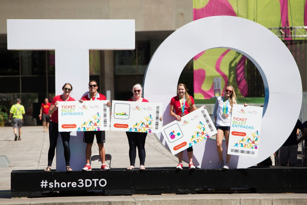 Toronto 2015 is expecting ticket sales for the Parapan American Games to gather “similar momentum” to those for the recently-held Pan American Games ©Toronto 2015 