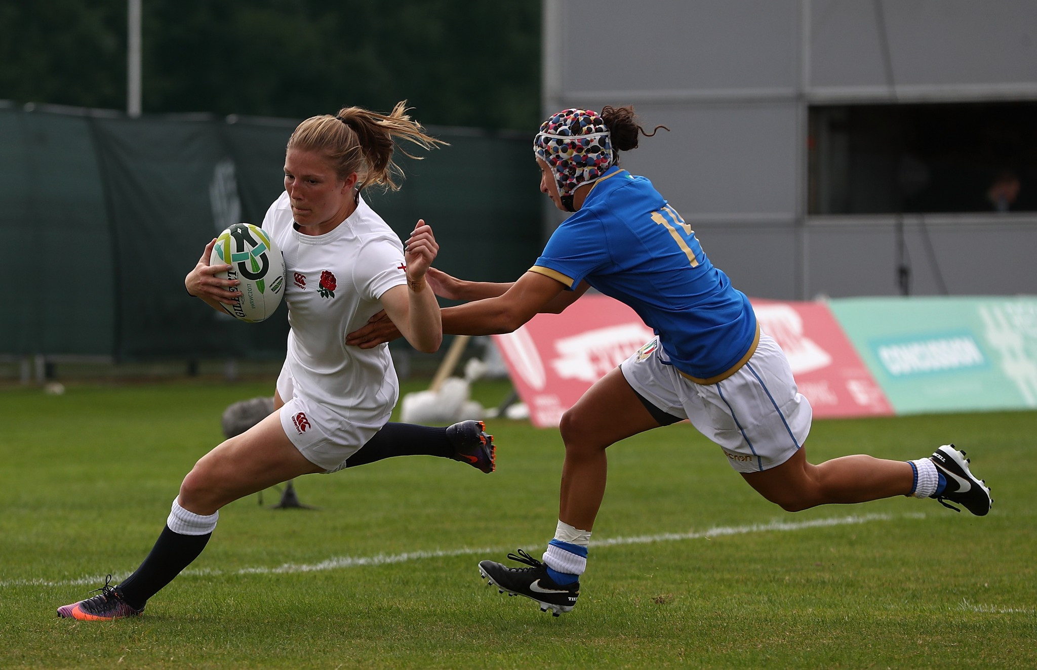 England eased past Italy at the Women's Rugby World Cup ©Getty Images