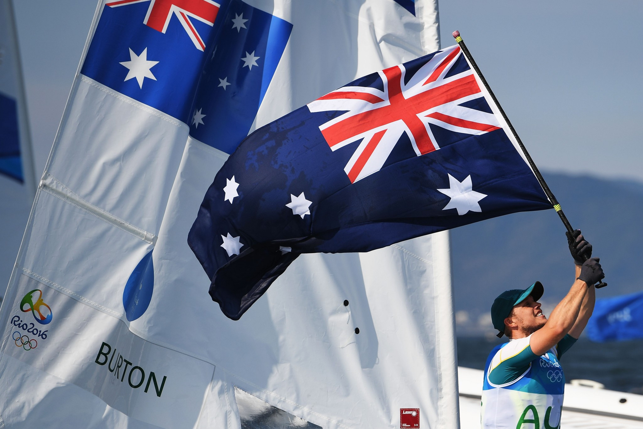 Australia claimed gold and silver in the laser class ©Getty Images