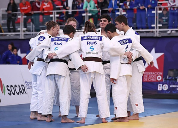 Russia defeated Brazil 5-3 in the final ©IJF