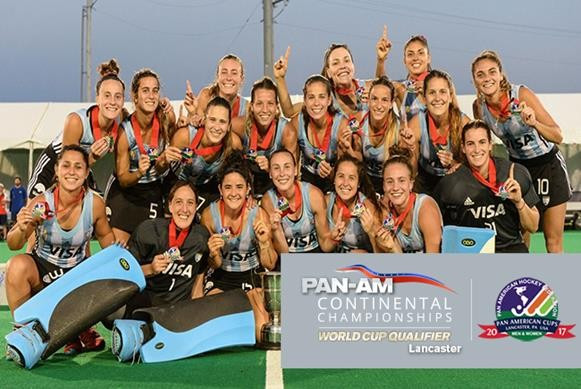 Argentina won their fifth consecutive Pan American Cup title ©PAHF