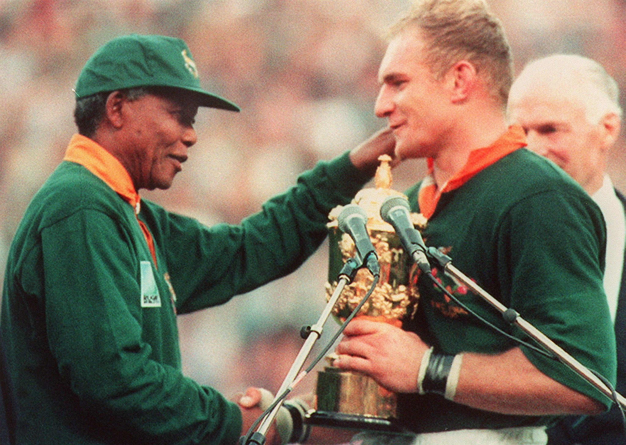 The 1995 edition of the World Cup was the first major sporting event to be held in South Africa following the end of apartheid ©Getty Images