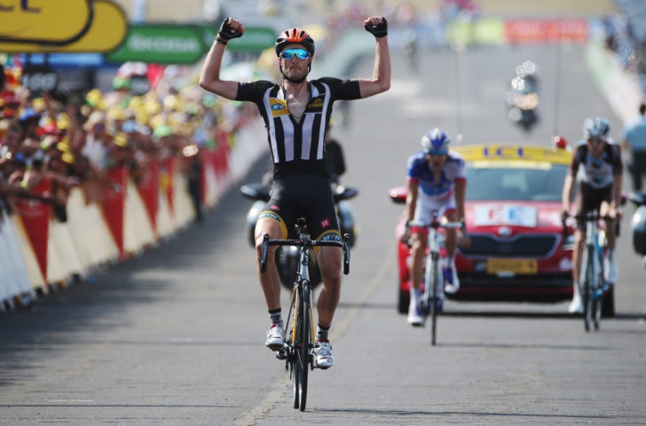 MTN-Qhubeka rider Steve Cummings won stage 14 of the Tour de France
