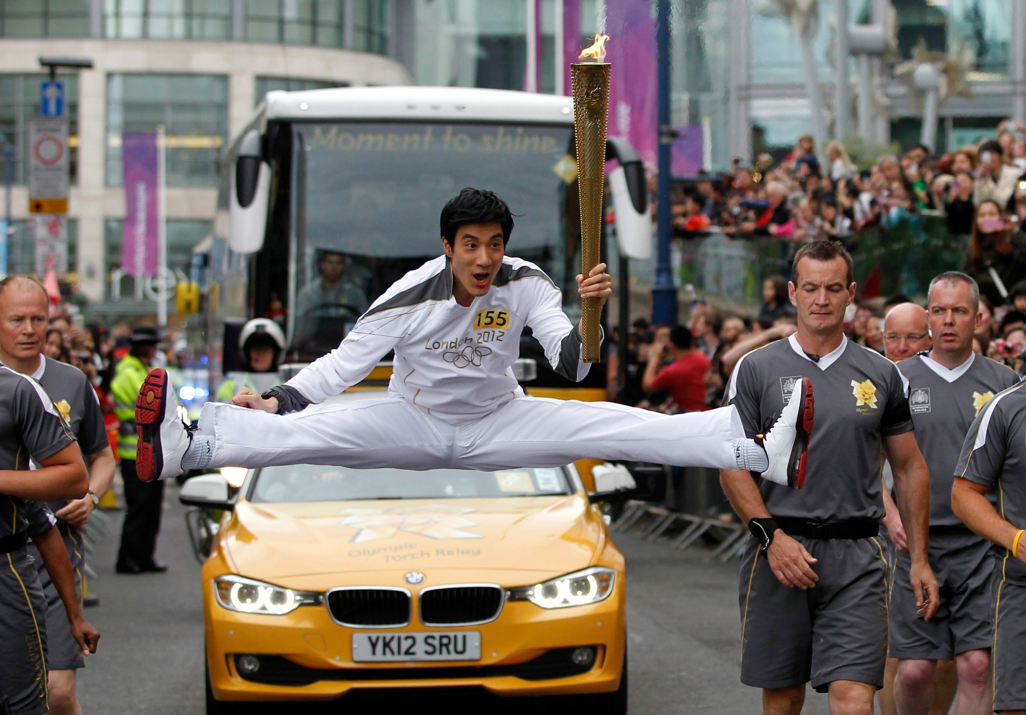 Wang Leehom was a torchbearer for the London 2012 Olympic Games ©Getty Images