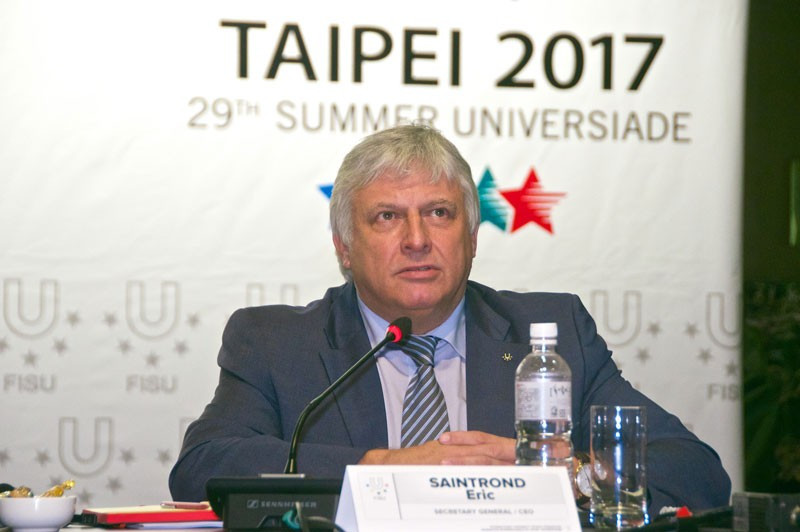 FISU secretary general Eric Saintrond provided an update to the Executive Committee on the progress of the headquarters ©FISU