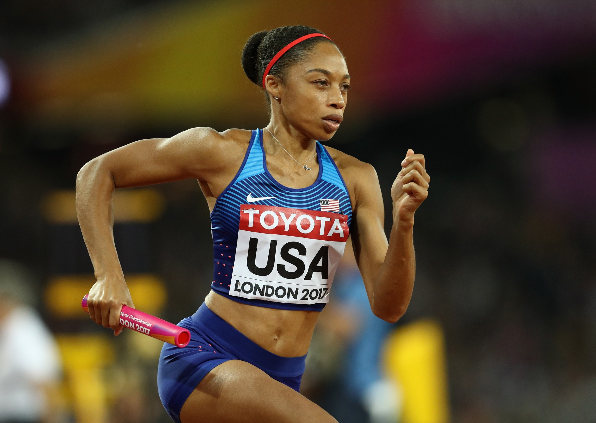 Allyson Felix said the US team are excited about the competition ©Getty Images