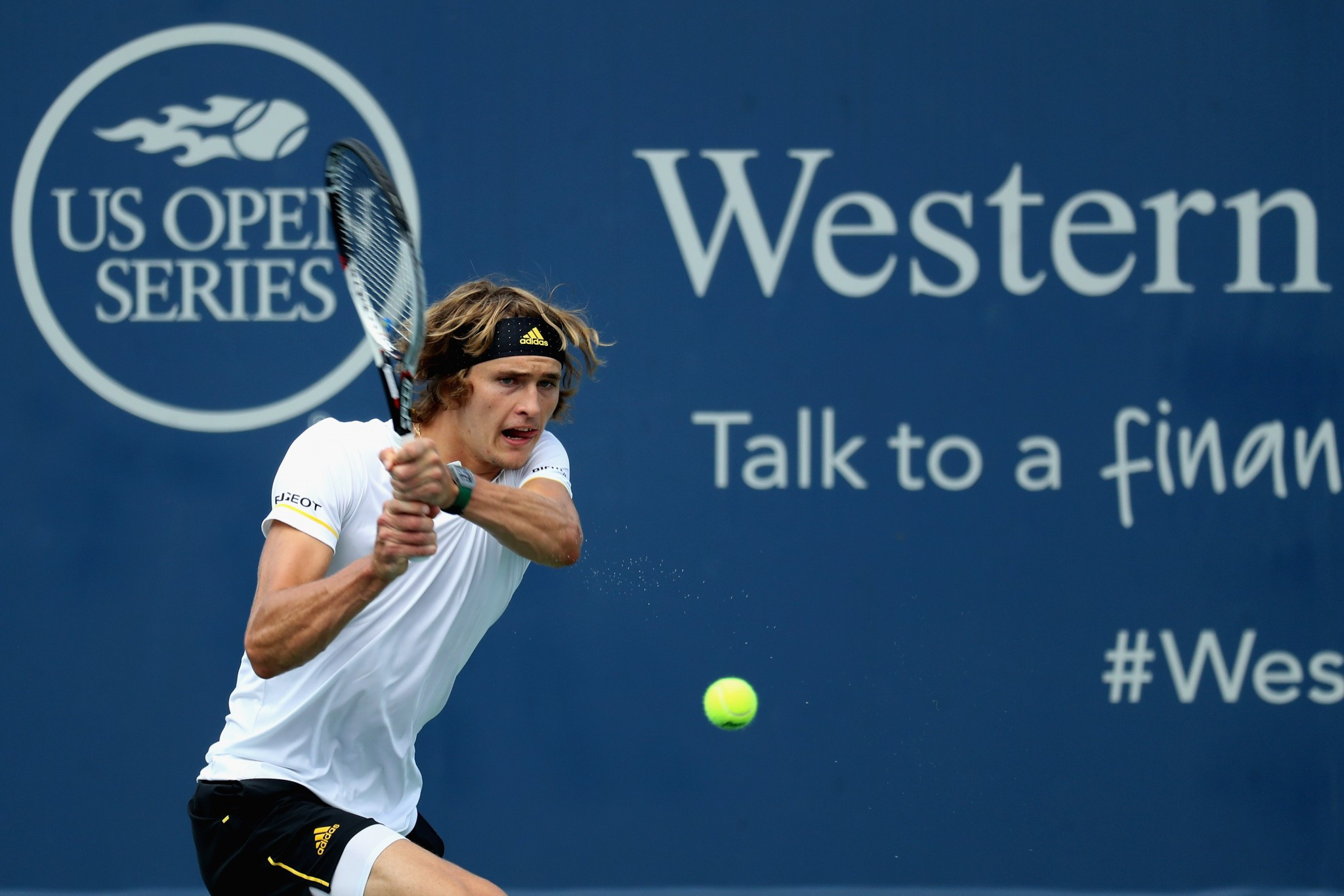 Germany's Alexander Zverev crashed out of the event as he was upset by unseeded American Francis Tiafoe ©Getty Images