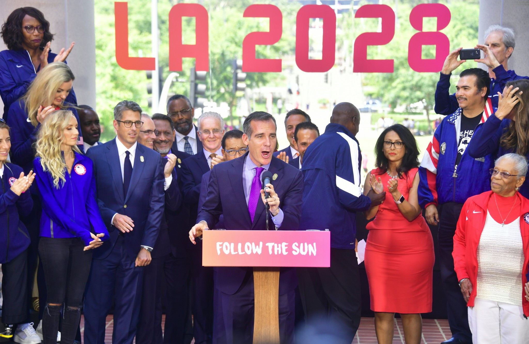 Los Angeles has agreed to host the later Olympics and Paralympics in 2028 ©Getty Images