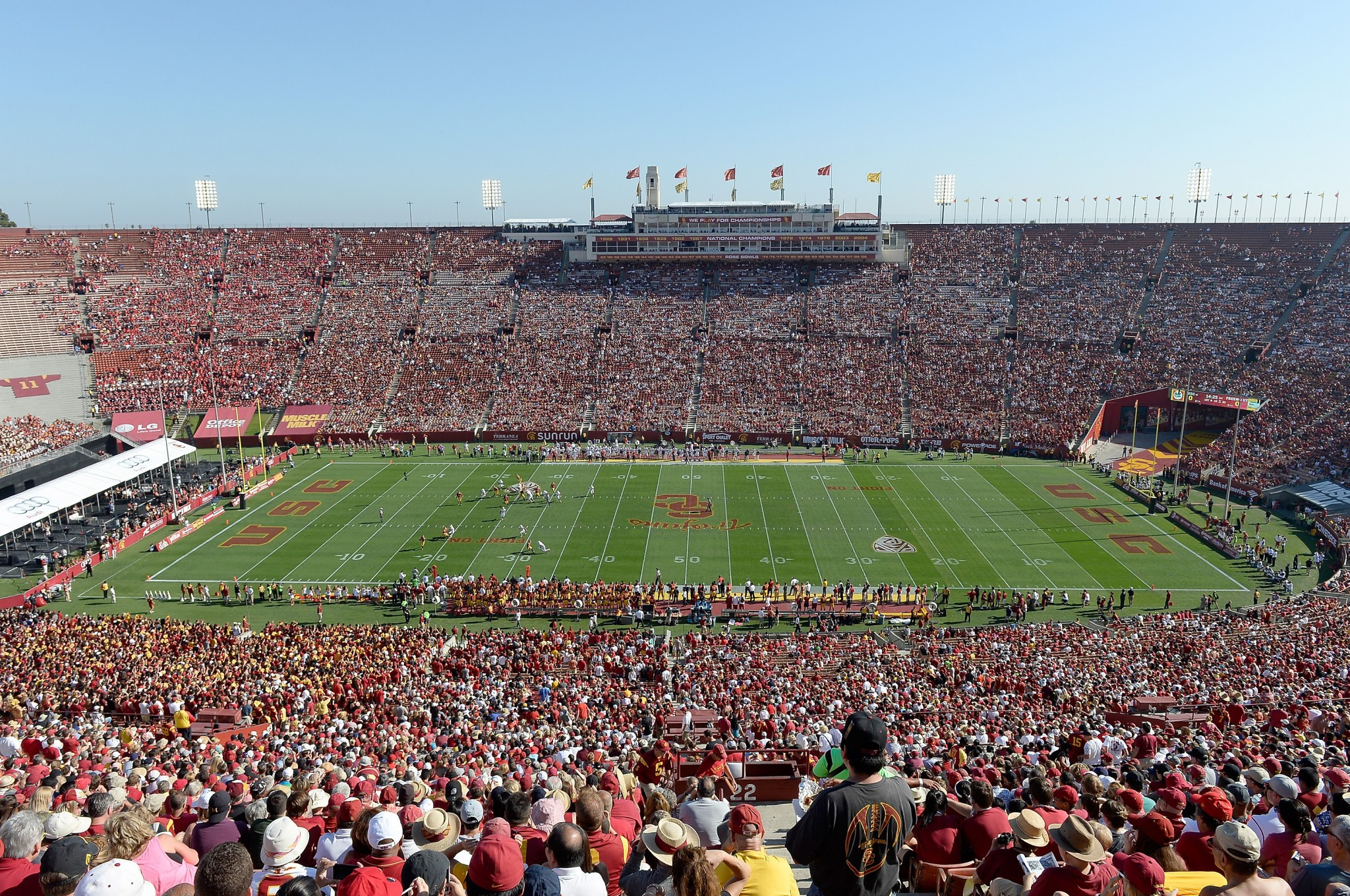 The Los Angeles Memorial Coliseum is on the list of proposed venues ©Getty Images