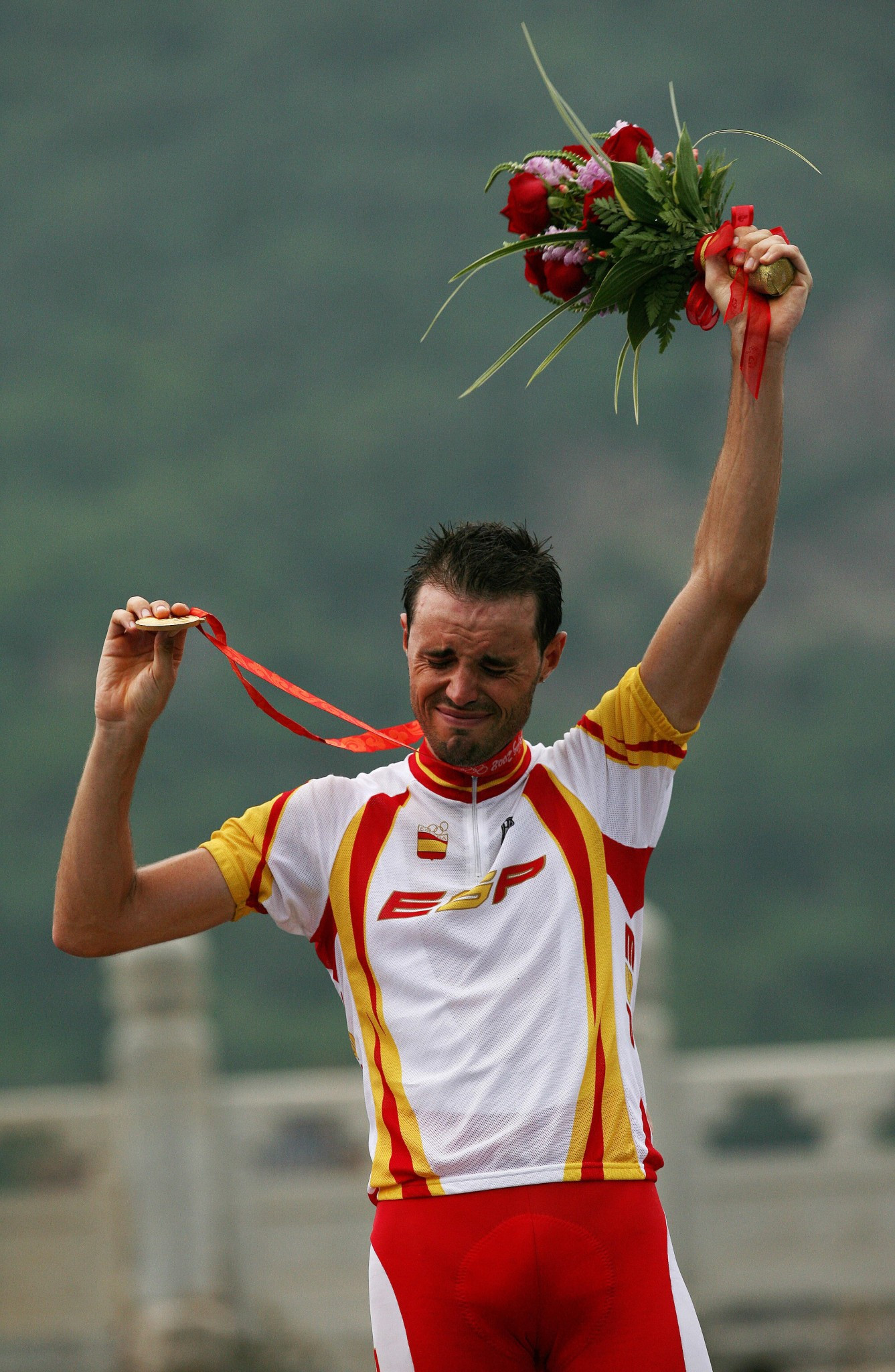 Samuel Sánchez won the Olympic road race title at Beijing 2008 ©Getty Images