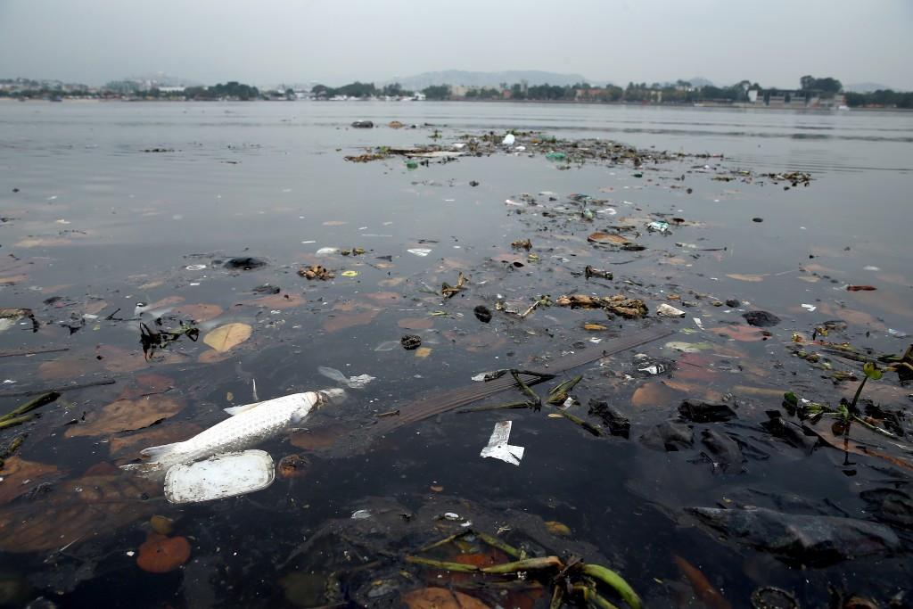 Huge concerns remain about pollution levels on Guanabara Bay, both in terms of viruses and physical debris ©Getty Images