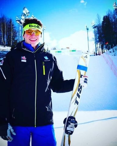 British aerial skier Lloyd Wallace is in a "light coma" after he suffered a severe head injury in a training crash ©British Ski and Snowboard