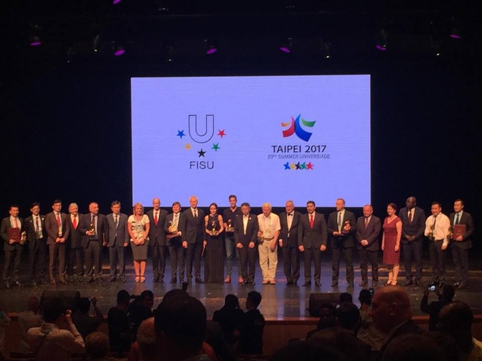 FISU Gala celebrates achievements of university sport on eve of Taipei 2017