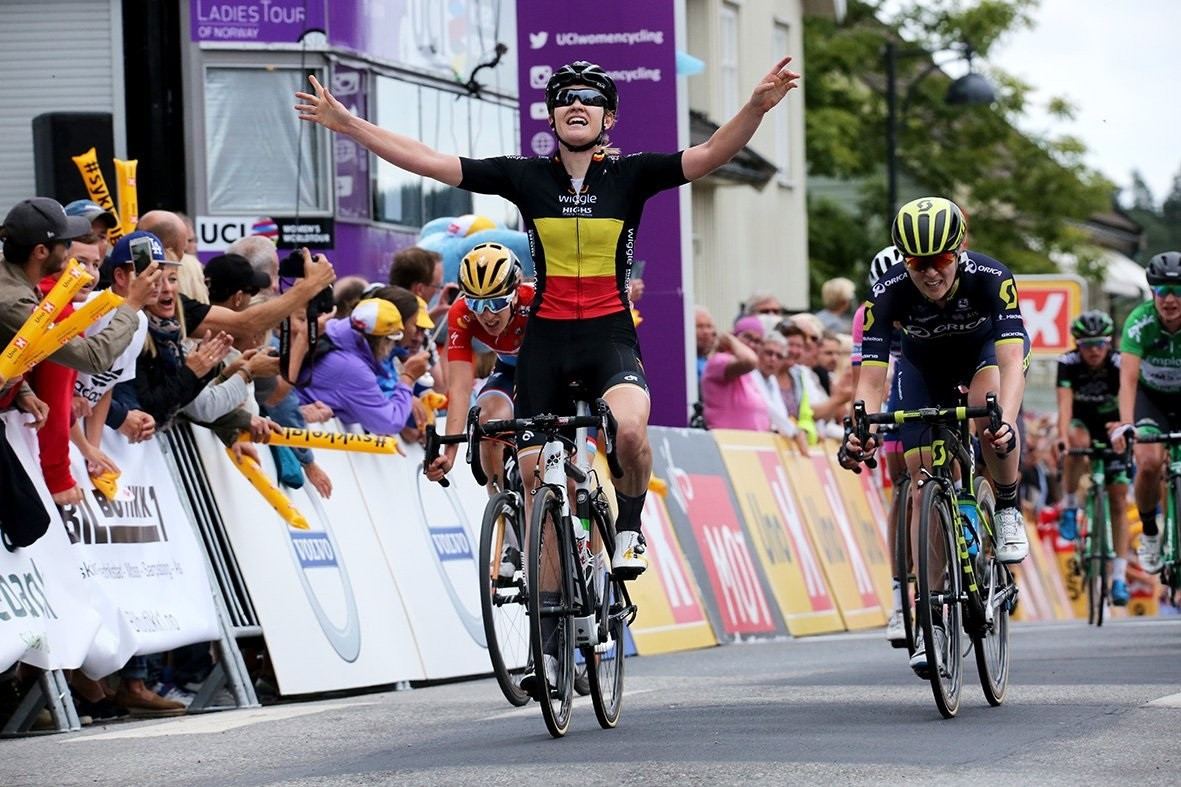 D'Hoore earns Ladies Tour of Norway lead after stage victory