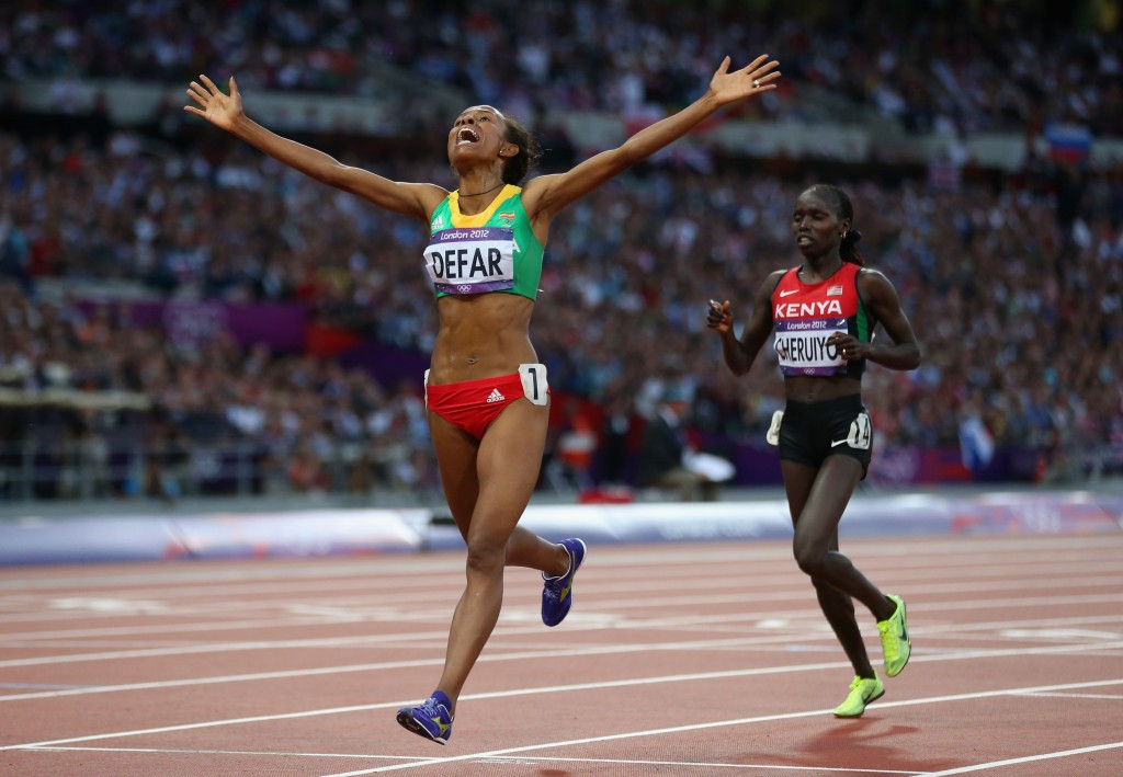 Meseret Defar was one of three Ethiopian gold medallists at London 2012 ©Getty Images