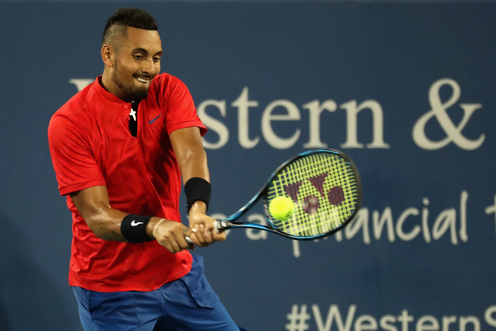 Australia's Nick Kyrgios and Grigor Dimitrov of Bulgaria will clash in the final of the Cincinnati Masters ©Getty Images