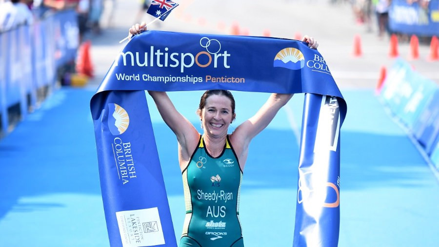 Australia’s Felicity Sheedy-Ryan came out on top in the women's duathlon event at the ITU Multisport World Championships ©ITU