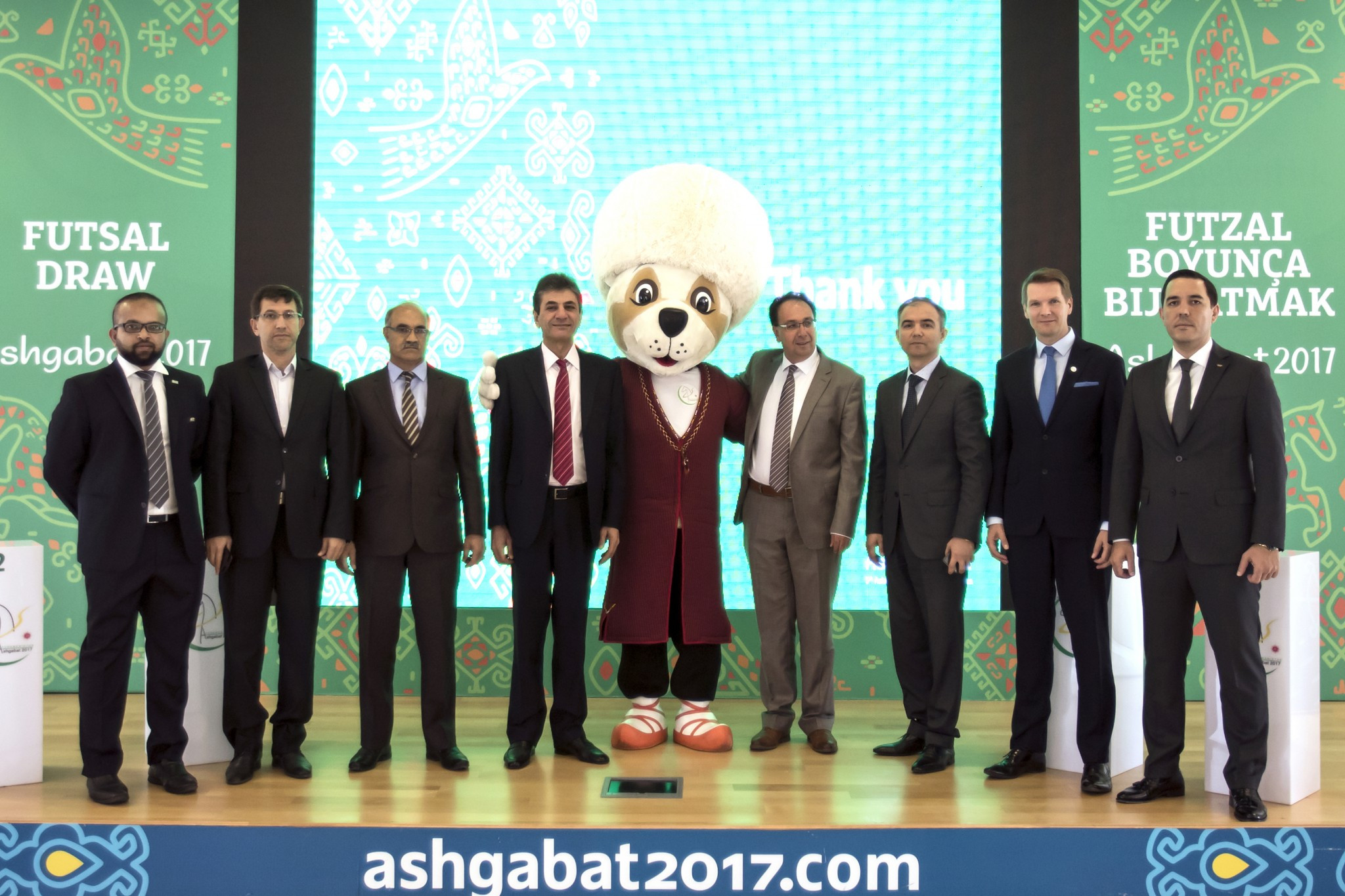 The draw was conducted at the Ashgabat 2017 headquarters ©Ashgabat 2017