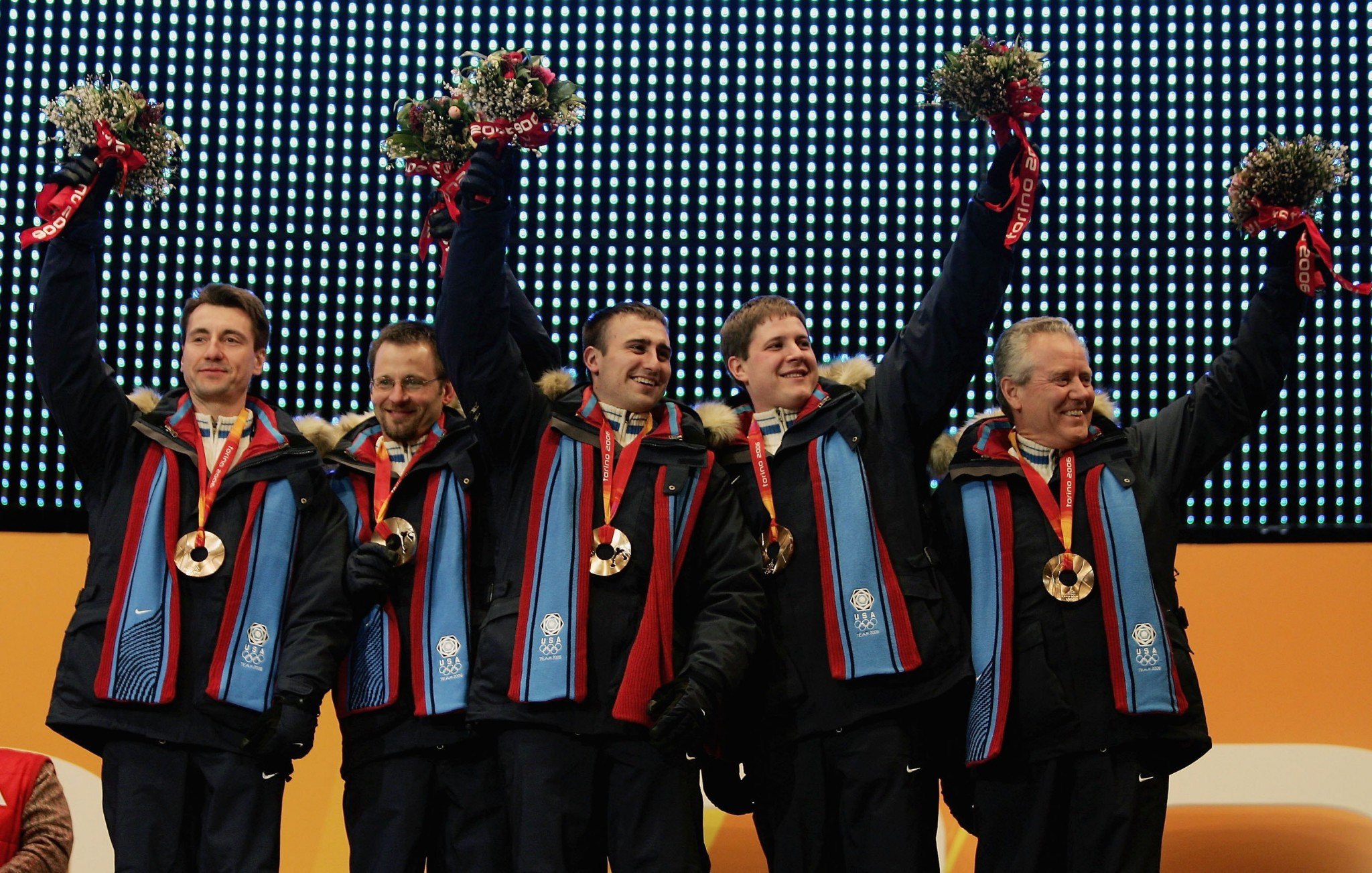 The United States' only Winter Olympic curling medal came in men's competition at Turin 2006 ©Getty Images