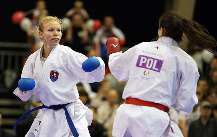 Slovakia’s Ingrida Suchankova heads the women's kumite under 61kg rankings ©WKF
