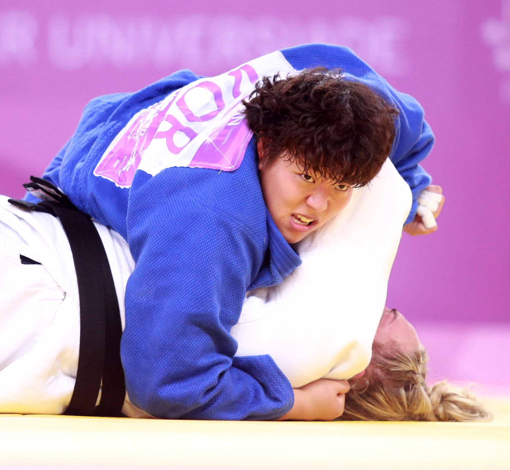 South Korea’s Han Mi-jin was the winner in the women’s over 100kg judo division ©Taipei 2017