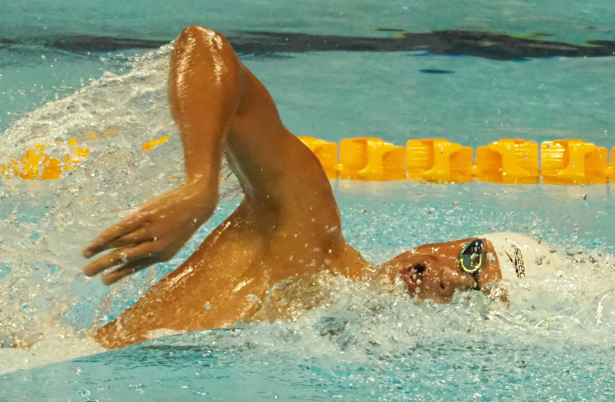 Ukraine's Mykhailo Romanchuk won the men's 400m freestyle in a Universiade record time ©Taipei 2017