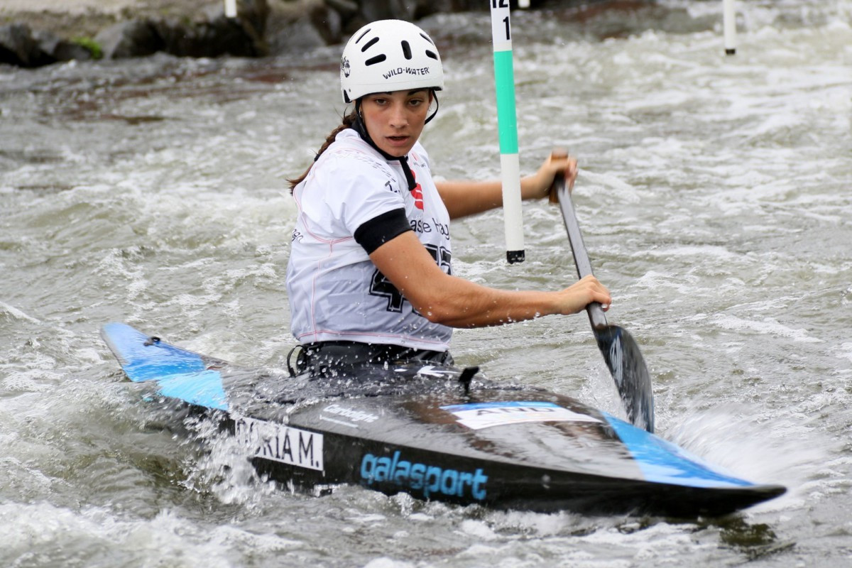 Monica Doria Vilarrubla claimed Andorra’s first-ever canoe slalom gold medal at continental level today ©ECA