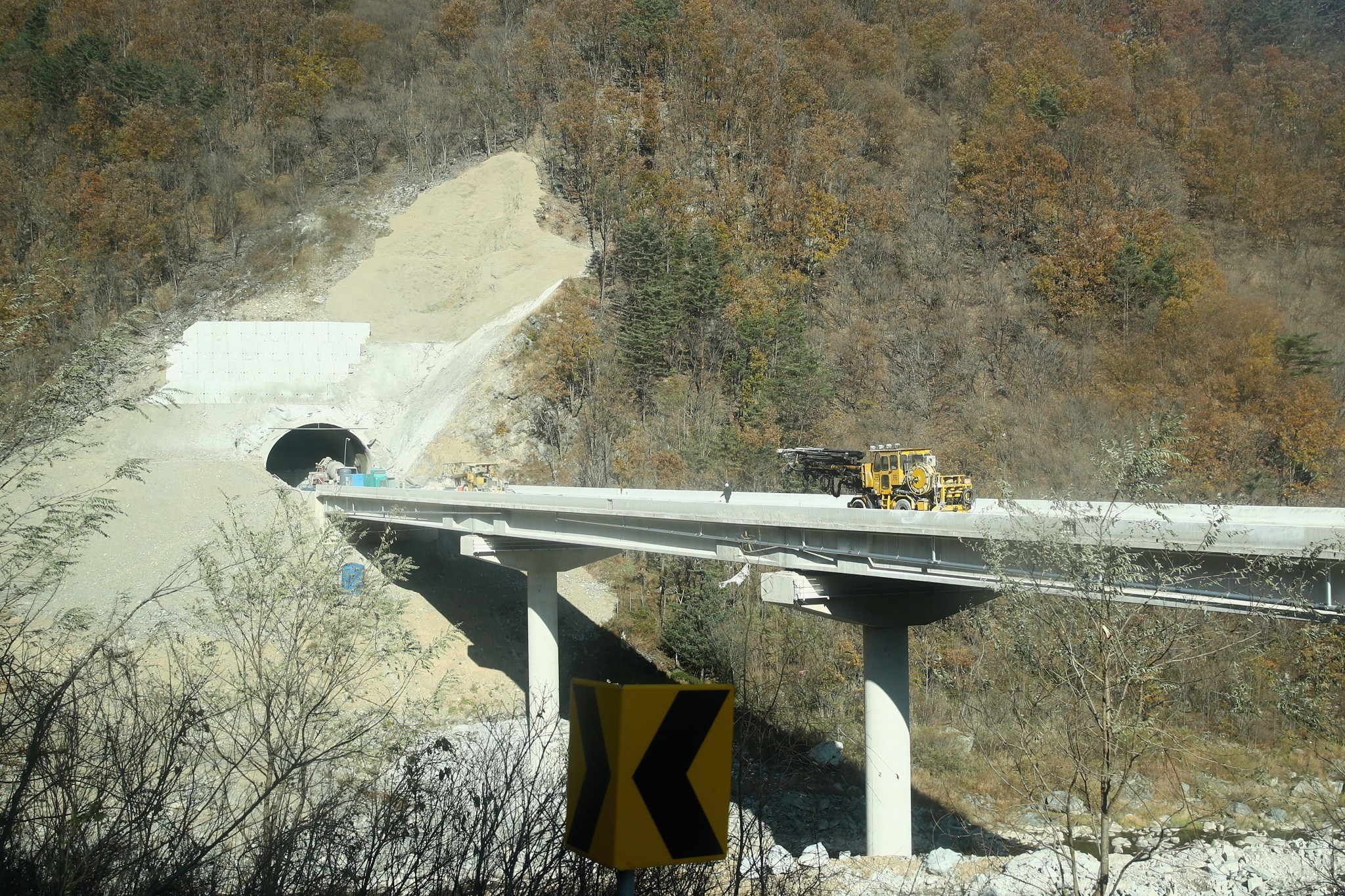 Work on new highways and railroads for Pyeongchang 2018 reaches final stage