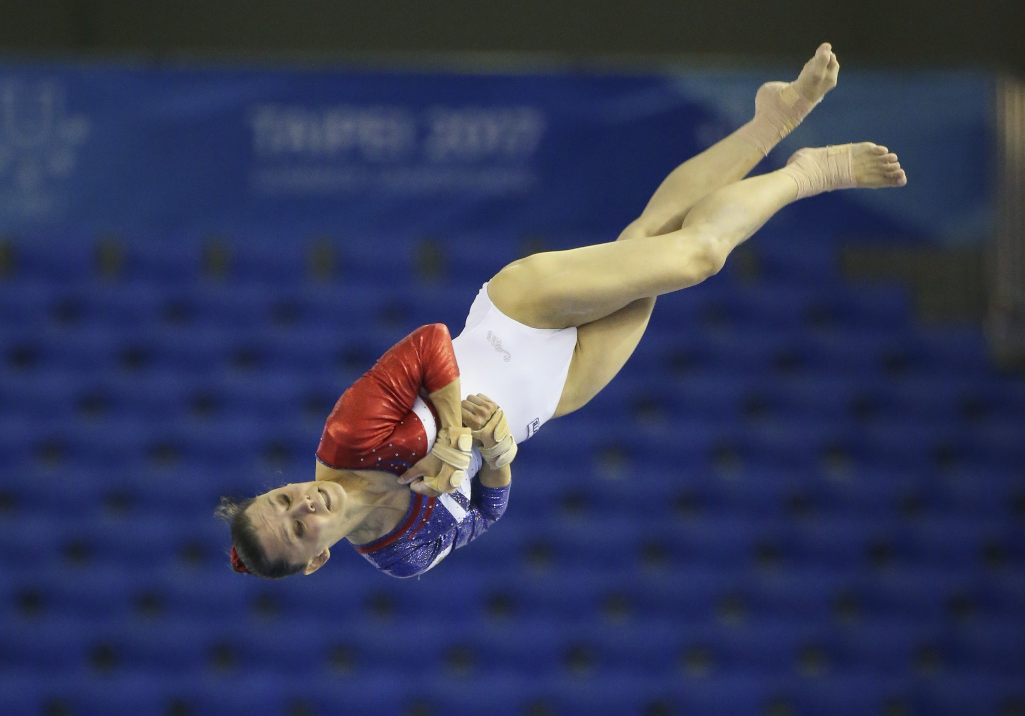 Russia edged Canada to gold in the women's team gymnastics event ©Taipei 2017