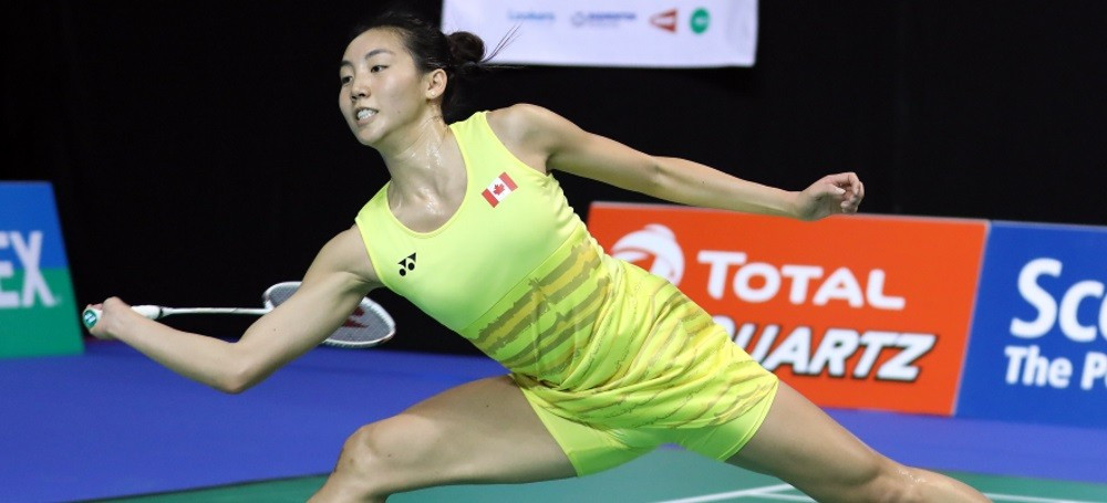 Canada’s Michelle Li made a winning return to the scene of her 2014 Commonwealth Games triumph today ©BWF