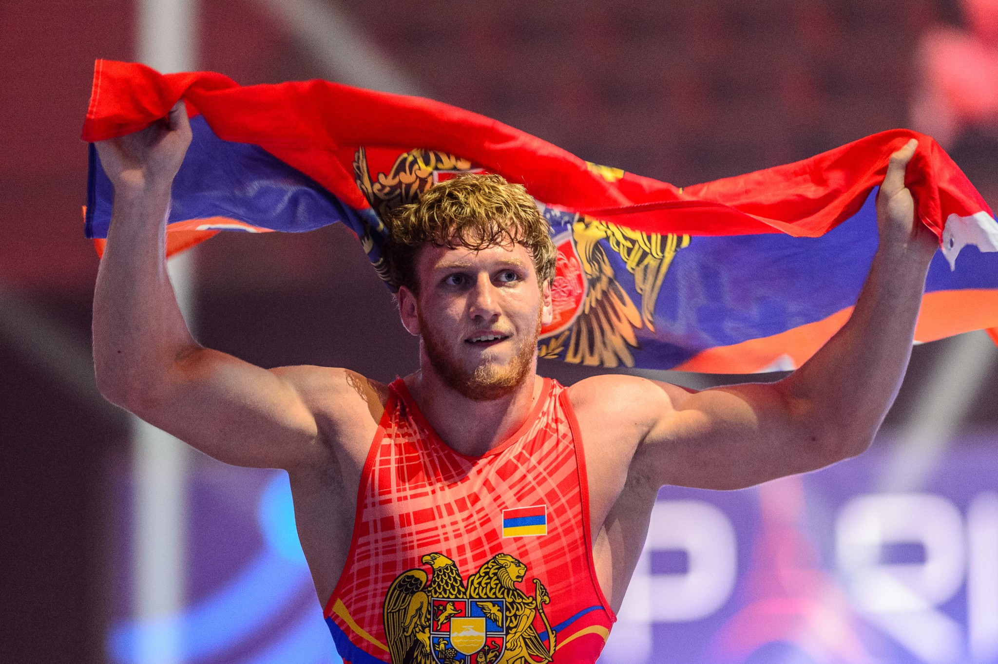 Artur Aleksanyan won his third straight Greco-Roman 98kg title ©UWW