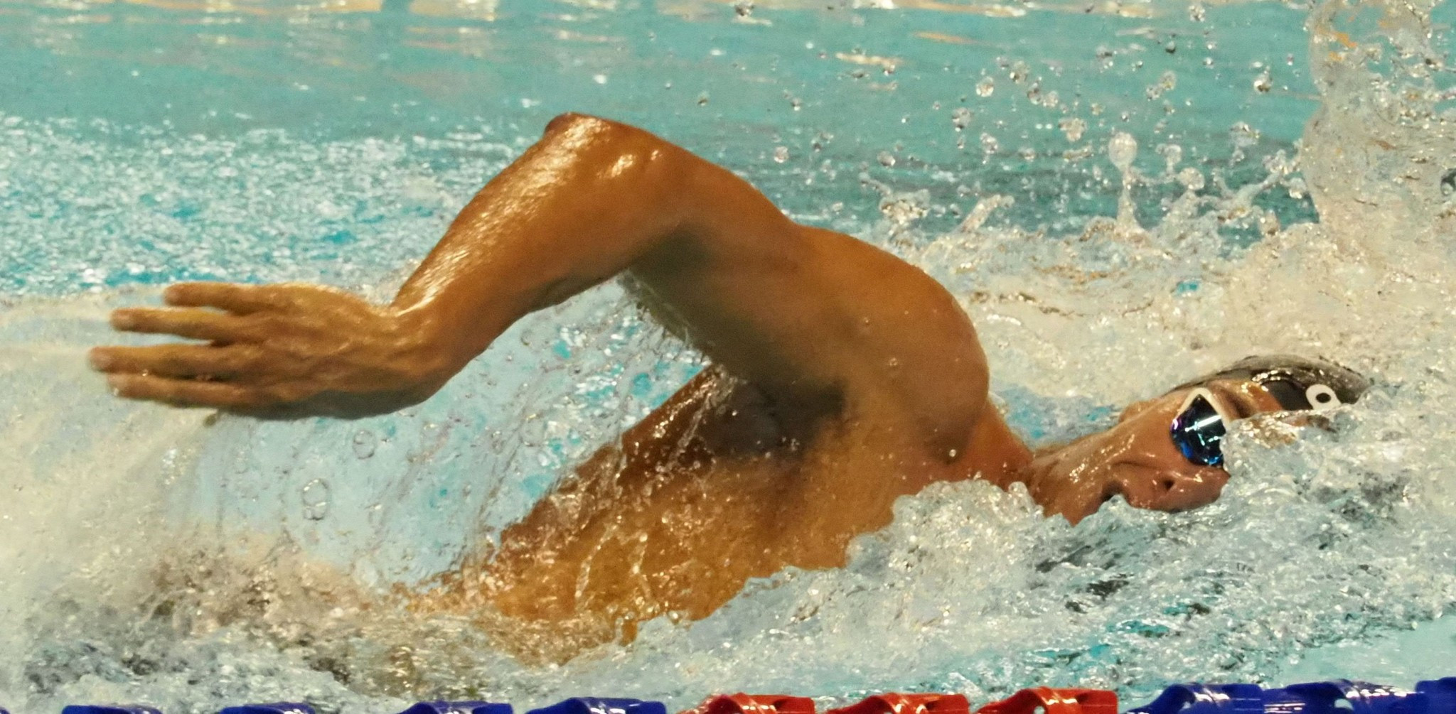 Italy's Gregorio Paltrinieri set a Universiade record to win the men's 1,500m freestyle final ©Taipei 2017