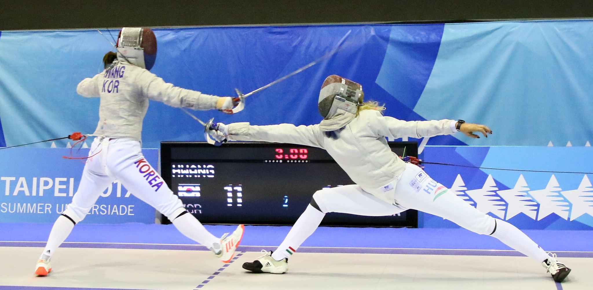 Anna Marton claimed Hungary's third fencing gold of the Universiade ©Taipei 2017