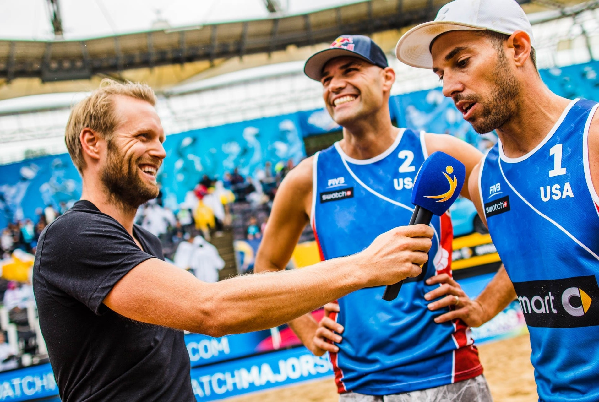 
The United States' Phil Dalhausser and Nick Lucena are the top seeds in the men's event ©Swatch Major Series