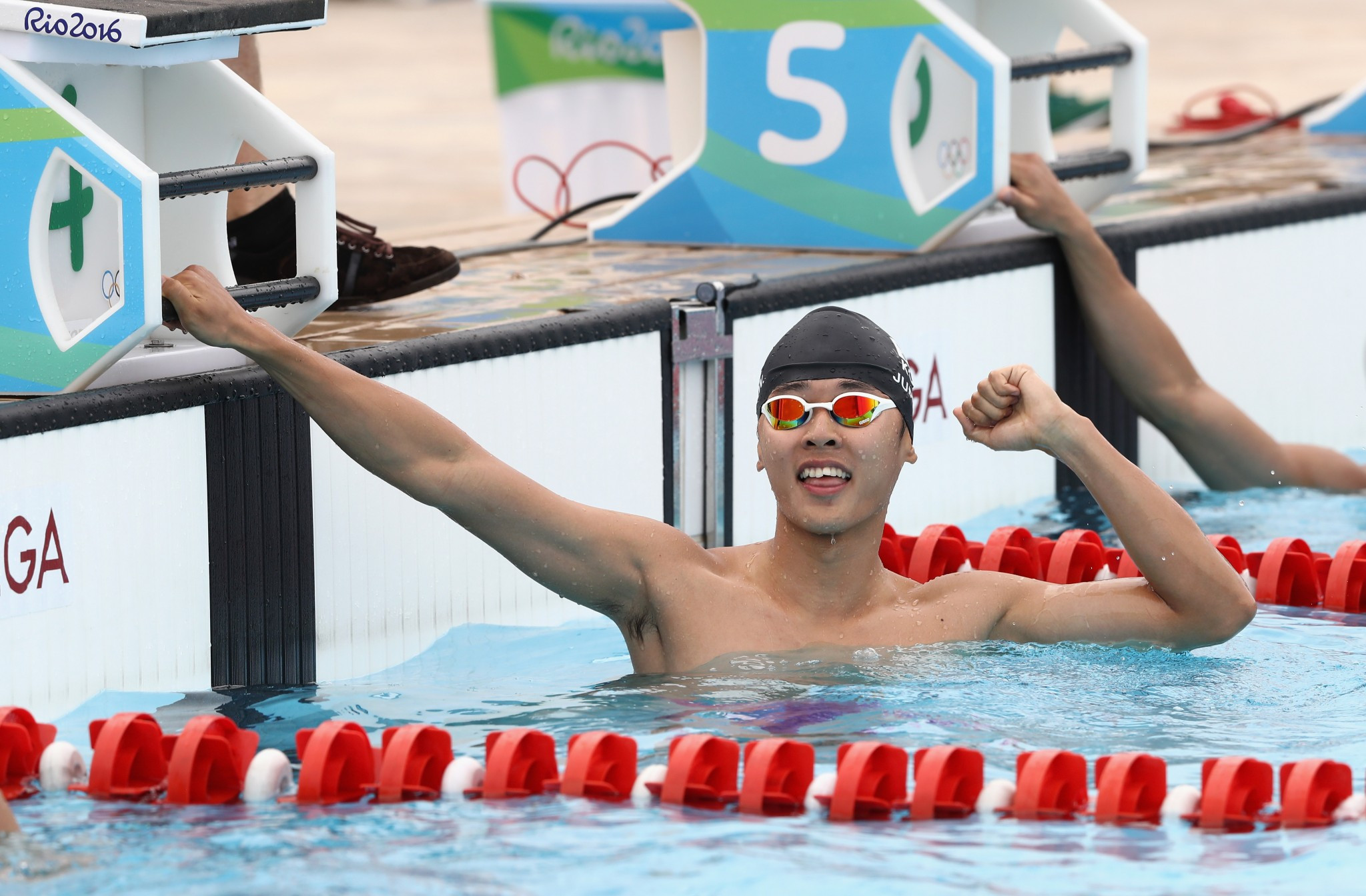 Jun Woong-tae helped South Korea to the men's team relay gold medal at the UIPM World Championships ©Getty Images
