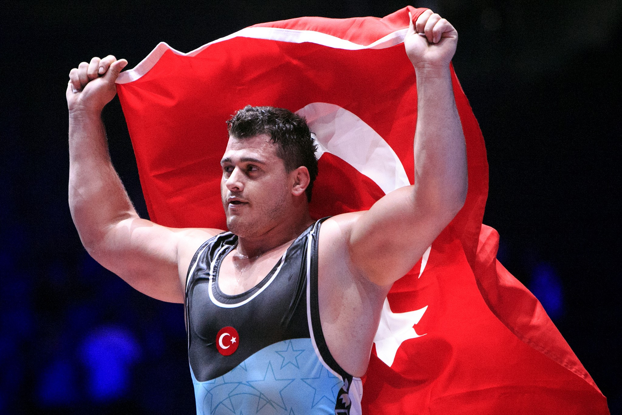 Riza Kayaalp of Turkey was among the star perforners on day two ©UWW