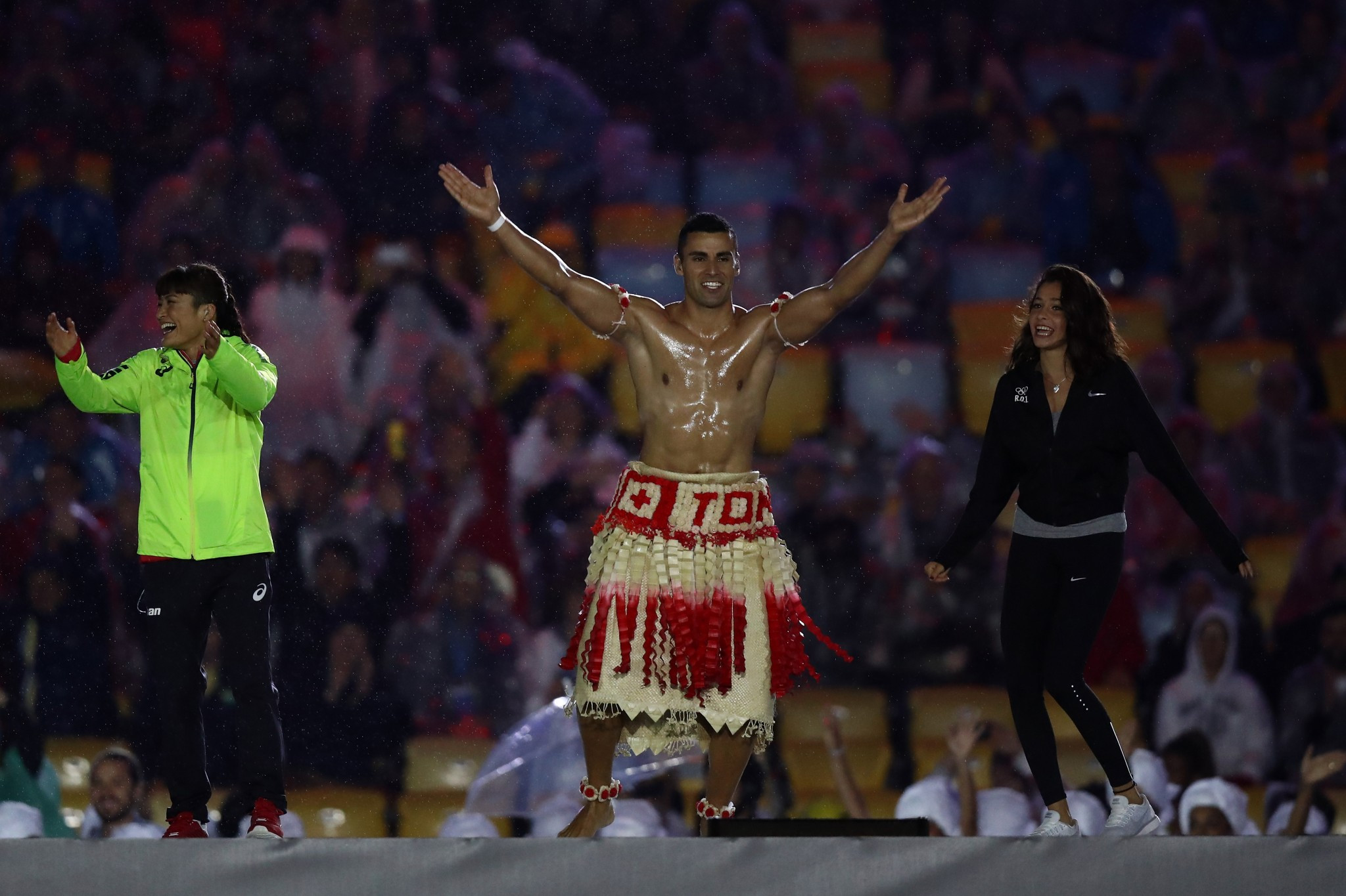 Pita Taufatofua became a viral sensation at Rio 2016 ©Getty Images