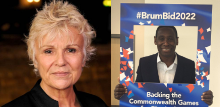 Hollywood stars Harewood and Dame Julie Walters among latest backers of Birmingham 2022