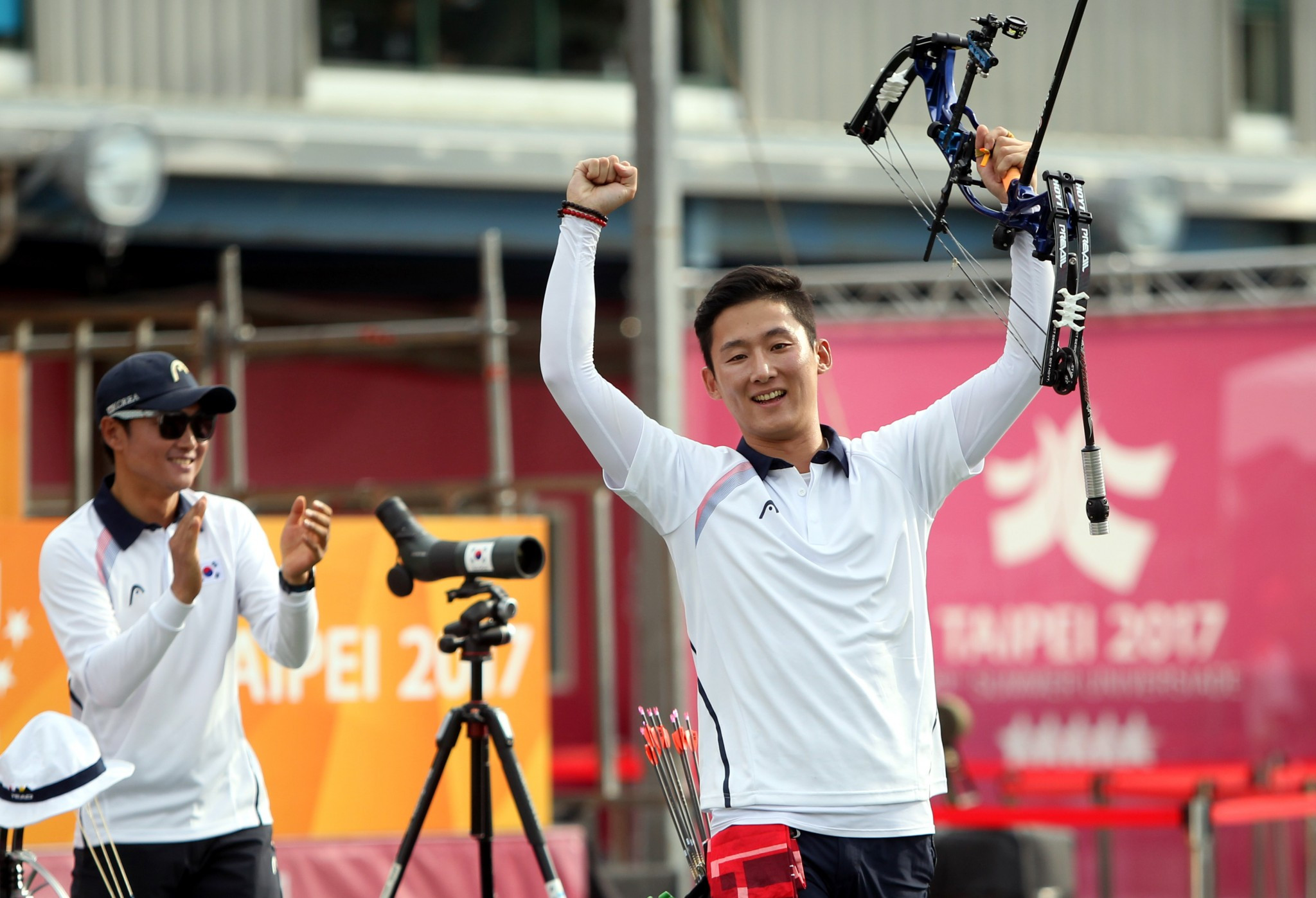South Korea seal four archery golds on sublime day at Taipei 2017
