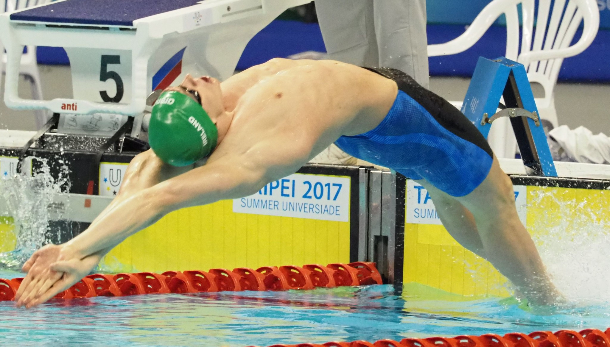 Ireland claimed their first medal of Taipei 2017 with Shane Ryan winning the men's 50m backstroke ©Taipei 2017