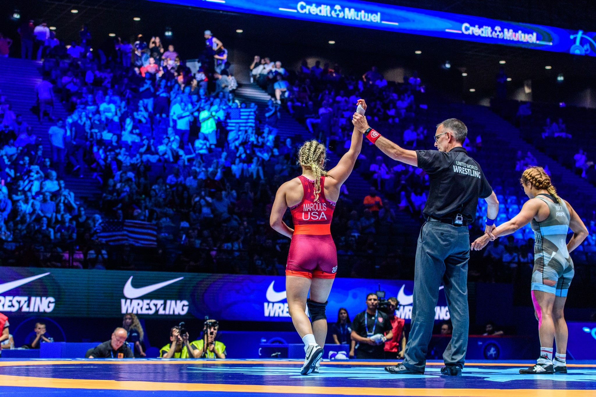 Helen Maroulis was the star performer on day three in Paris ©UWW
